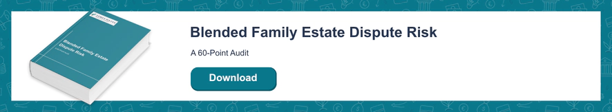 Blended family estate dispute risk audit banner featured image