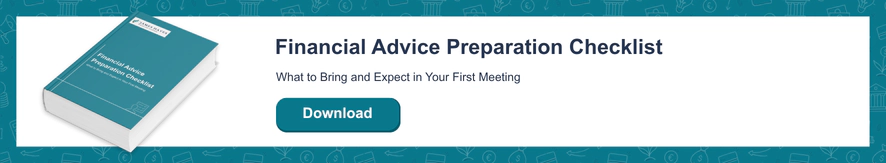Financial advice preparation checklist banner featured image